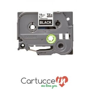 CartucceIn Nastro per etichette compatibile Brother TZE-345 bianco su nero