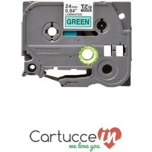 CartucceIn Cartuccia toner nero su verde Compatibile Brother per Stampante BROTHER PT-9600