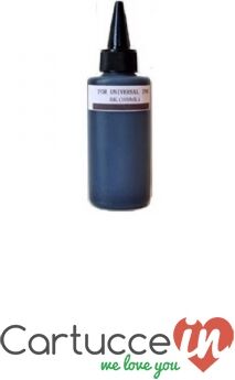 CartucceIn Flacone 100 ml Inchiostro per stampanti ink-jet universale nero