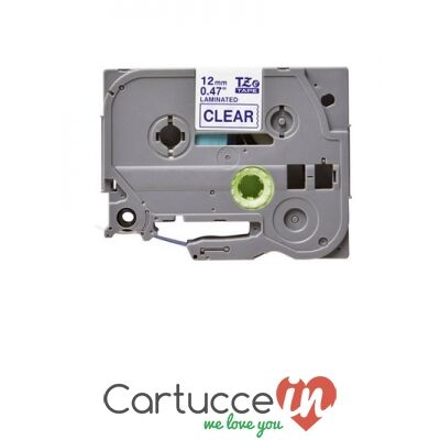 CartucceIn Cartuccia toner blu su trasparente Compatibile Brother per Stampante BROTHER PT-D600VP