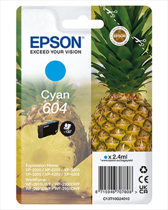 Epson Cartuccia Ink Serie Ananas Ciano 604 Std-ciano