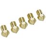 Ultimaker Nozzle Pack 0,6 mm Geschikt voor: Ultimaker 2+, Ultimaker 2 Extended+ UM2+ Nozzle Pack 5x0.60mm 9526