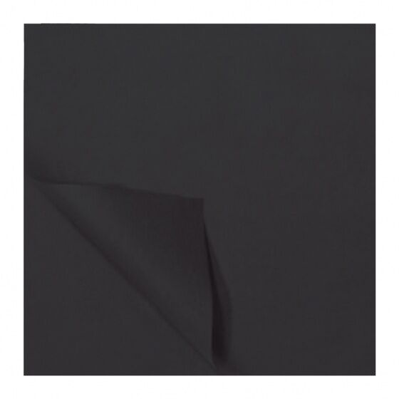 Haza Original zijdevloeipapier 25 vellen 50 x 70 cm zwart - Zwart