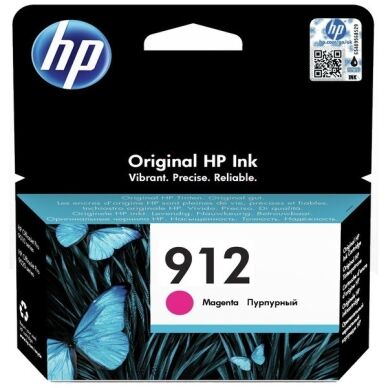 HP 912 originalblekkpatron, magenta 315 sider 3YL78AE