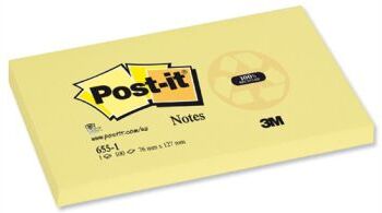 Post-it Post-it 655, 76 x 127 mm, 12 stk. 3134375014175