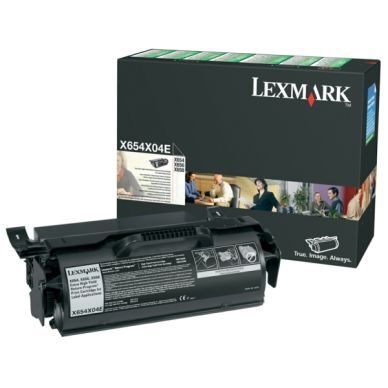 Lexmark Tonerkassett svart 36.000 sider X654X04E