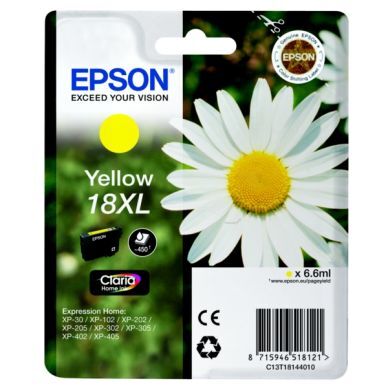 Epson Blekkpatron gul (Epson 18XL), 450 sider T1814