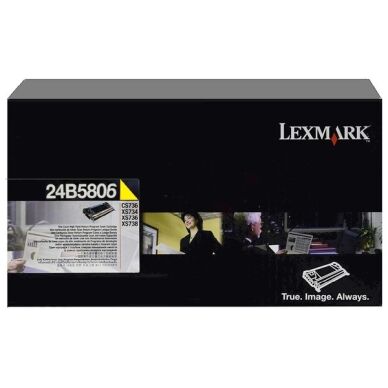 Lexmark Tonerkassett gul 10.000 sider 24B5806