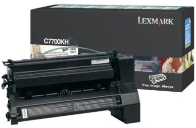 Lexmark Tonerkassett sort 10.000 sider return, høy kapasitet C7700KH