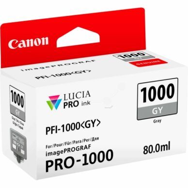 Canon Blekkpatron grå, 80 ml PFI-1000GY