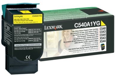 Lexmark Tonerkassett gul 1.000 sider return C540A1YG