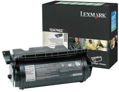 Lexmark Tonerkassett sort 21.000 sider RETURN 12A7462