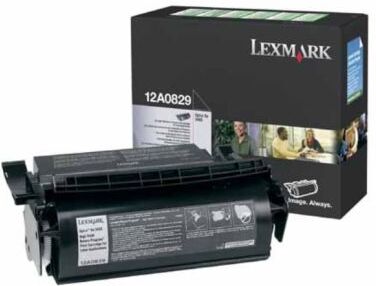 Lexmark Tonerkassett sort 23.000 sider return 12A0829