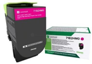 Lexmark Tonerkassett magenta 3.500 sider 71B2HM0