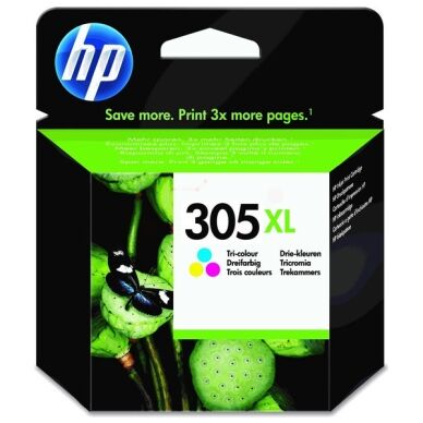 HP Blekkpatron cyan,magenta,gul HP 305XL, 200 sider 3YM63AE