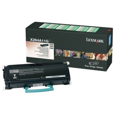 Lexmark Tonerkassett sort 3.500 sider return X264A11G