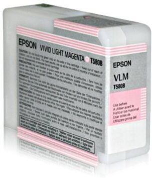 Epson Blekkpatron lys magenta, 80 ml T580B