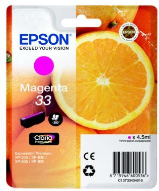 Epson Blekkpatron magenta 300 sider T3343