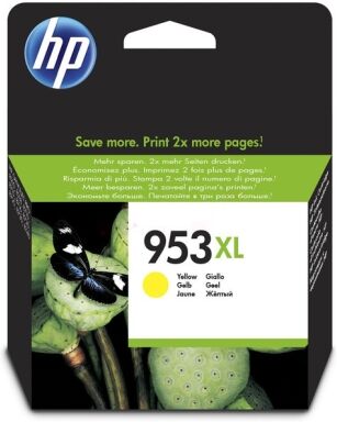 HP HP 953XL Blekkpatron gul, 1.600 sider F6U18AE