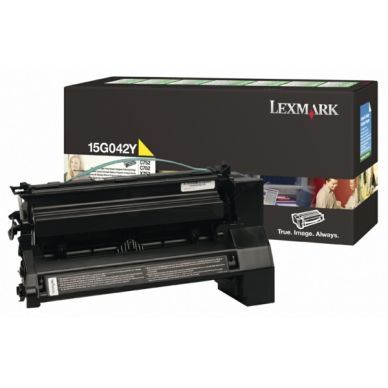 Lexmark Tonerkassett gul 15.000 sider return 15G042Y