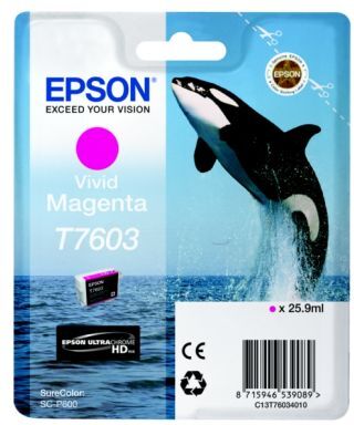 Epson Blekkpatron magenta, 25,9 ml T7603