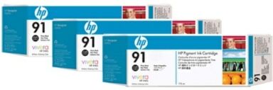 HP No91 photo svart ink, 775ml (3) C9481A