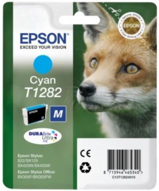 Epson Blekkpatron cyan, 3,5 ml T1282