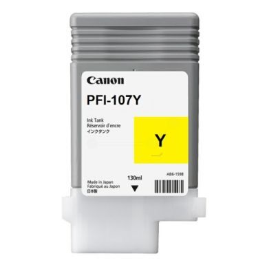 Canon Blekkpatron gul, 130 ml PFI-107Y