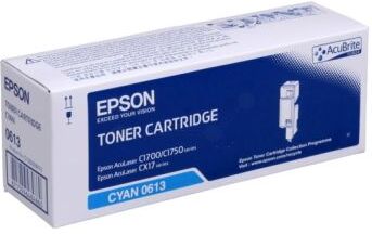 Epson Tonerkassett cyan, 1.400 sider, høy kapasitet S050613