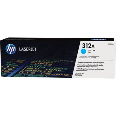 HP Tonerkassett cyan, 2.700 sider CF381A