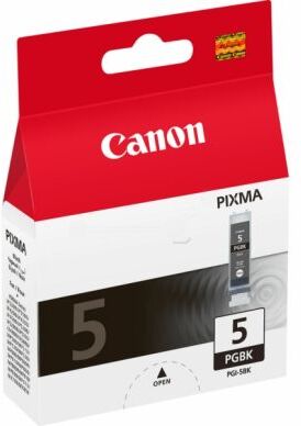 Canon Blekkpatron svart pigment, 505 sider PGI-5BK