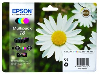 Epson Blekkpatron MultiPack Bk,C,M,Y T1806