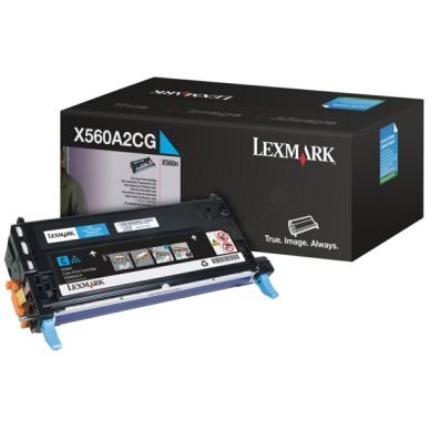 Lexmark Tonerkassett cyan 4.000 sider X560A2CG