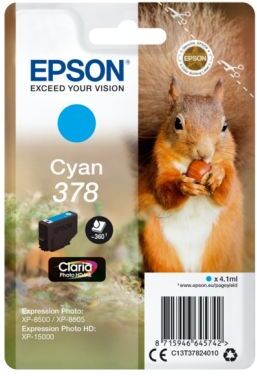 Epson Blekkpatron cyan, 360 sider T3782