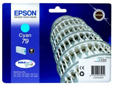 Epson Blekkpatron cyan, 800 sider T7912