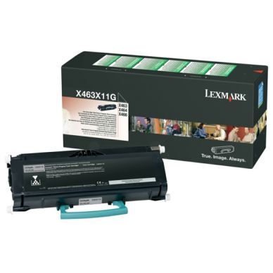 Lexmark Tonerkassett sort 15.000 sider, høy kapasitet, return X463X11G