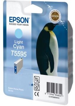 Epson Blekkpatron lys cyan, 13 ml T5595