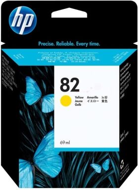 HP Blekkpatron gul Nr 82 69ml C4913A