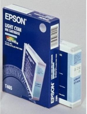 Epson Blekkpatron lys cyan, 110 ml T465