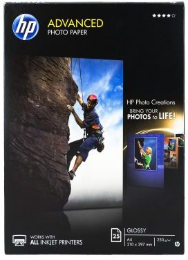 HP Fotopapir Glossy A4 25 ark 250g Q5456A