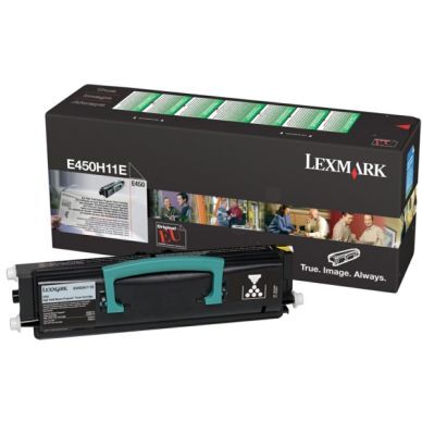 Lexmark Tonerkassett sort 11.000 sider return, høy kapasitet E450H11E