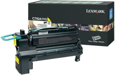 Lexmark Tonerkassett gul 6.000 sider return C792A1YG