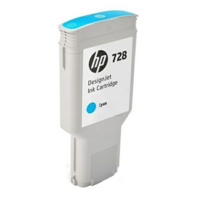 HP Blekkpatron cyan HP 728, 300 ml F9K17A