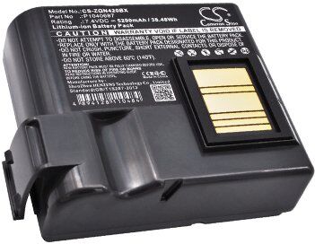 Zebra Batteri (5200 mAh 7.4 V, Sort) passende til Batteri til Zebra ZQ630