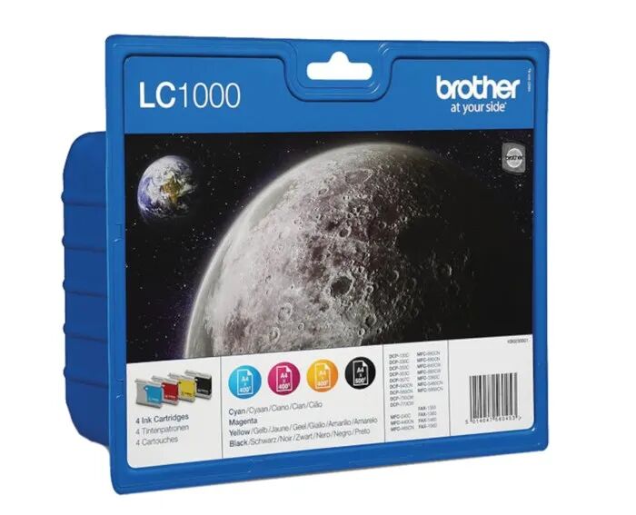 Brother LC1000 Blekkpatron 4-pk.