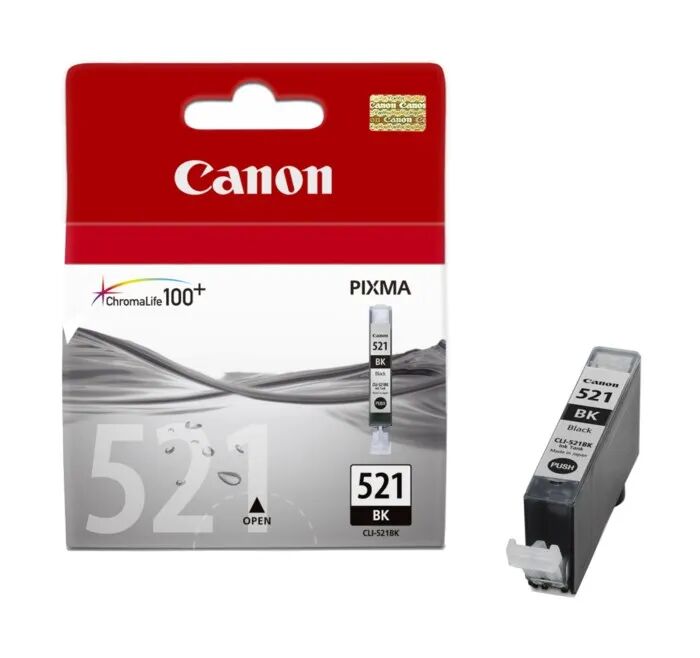 Canon CLI-521BK - Svart Foto
