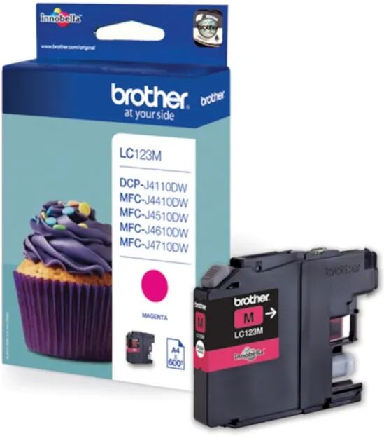 Brother LC123M Blekkpatron Magenta