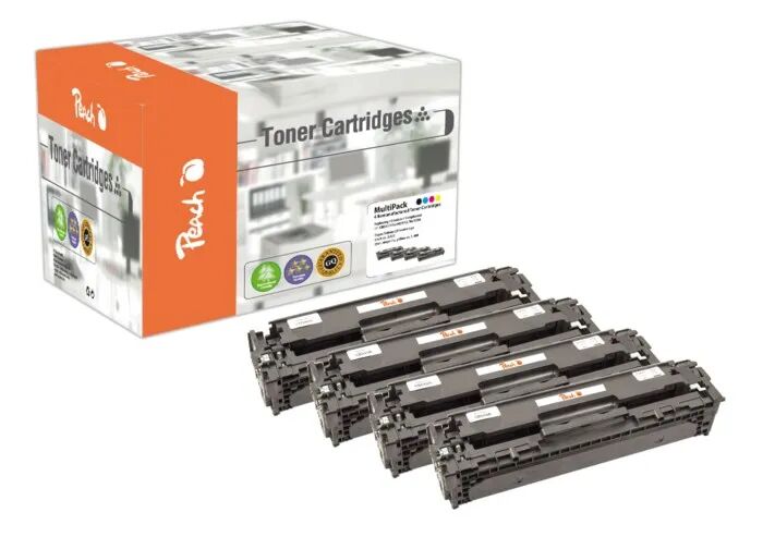 Peach Toner av typen HP 125A 4-pk.