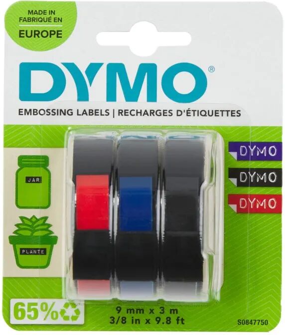 Dymo Merketeip for Omega, 3-pk.