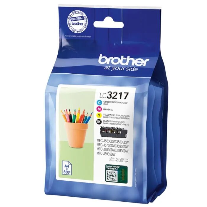 Brother LC3217 Blekkpatroner 4-pk.